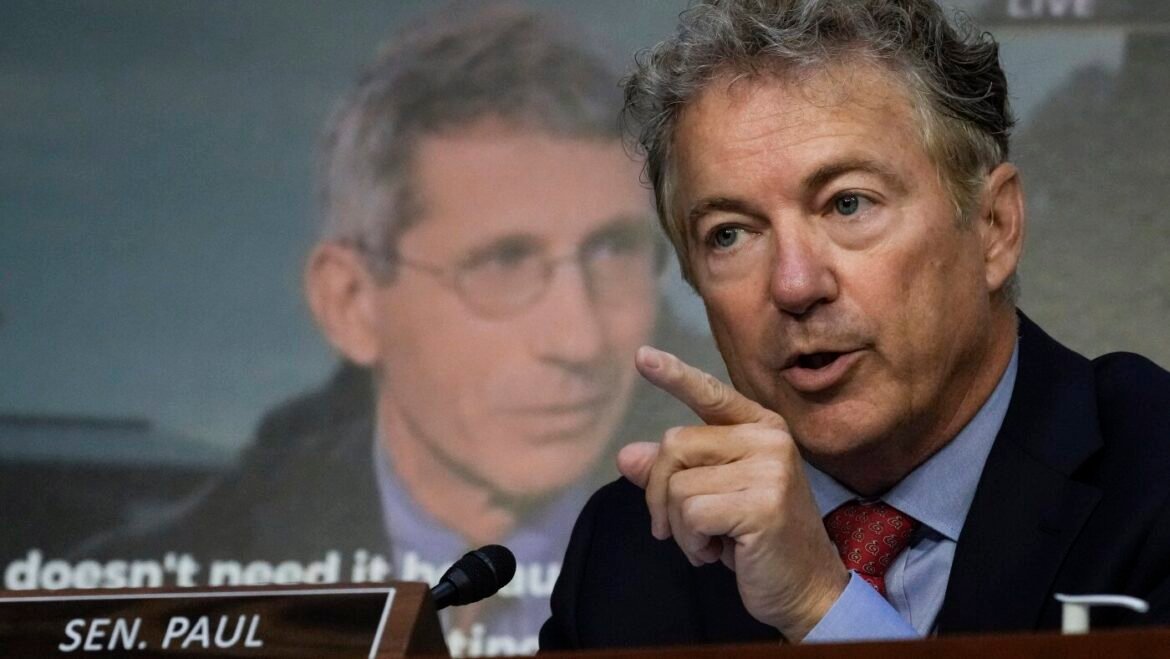 Anthony Fauci and Rand Paul to face off on pandemic 'diary,' coronavirus origins : NPR
