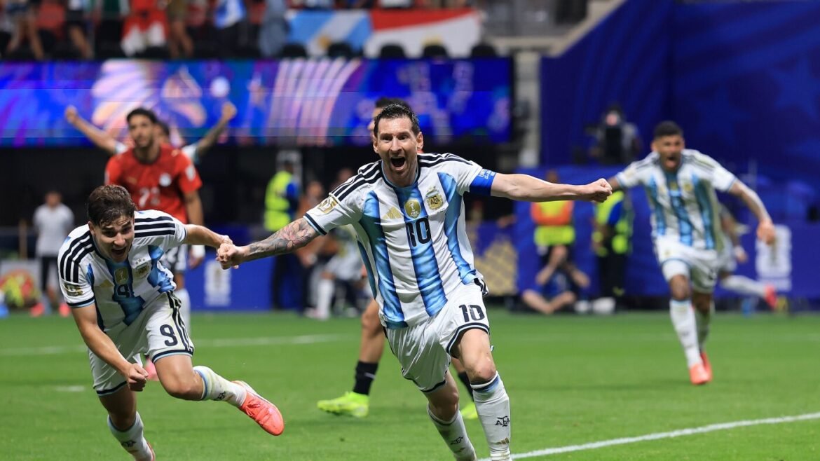 Argentina defeats Egypt to advance at World Cup : NPR