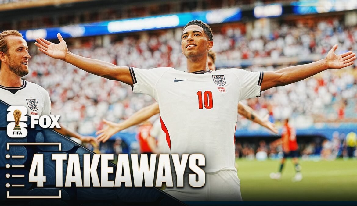 Bellingham Powers England: 4 Takeaways From Three Lions' Win vs. Norway, Haaland