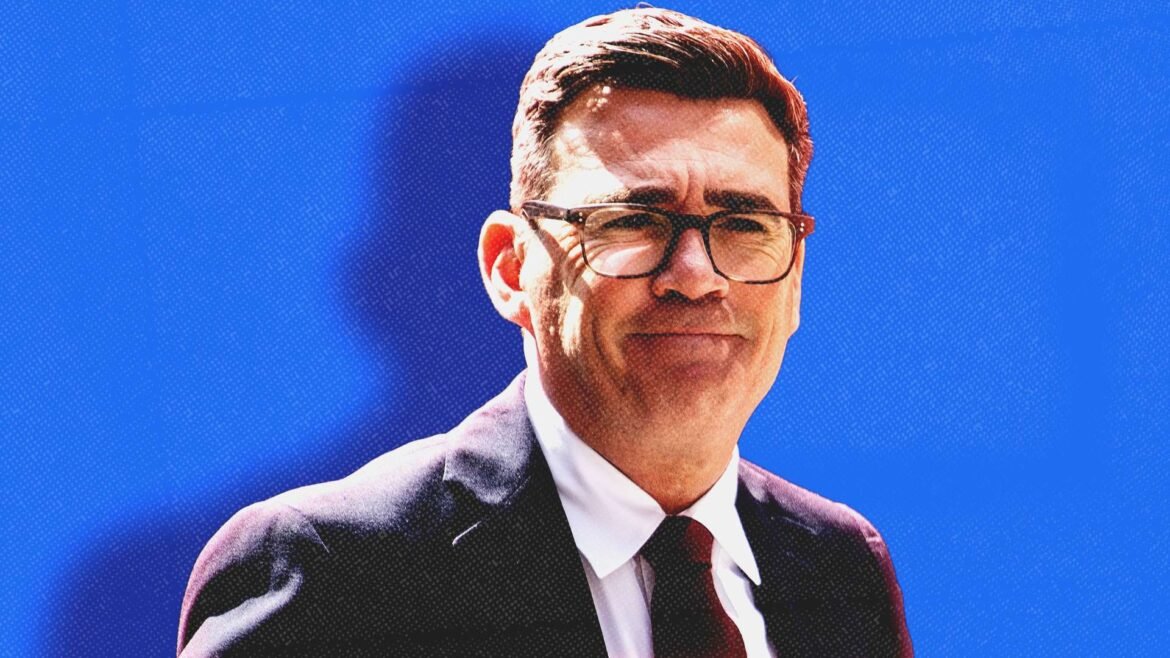 Britain's new Prime Minister Andy Burnham promises 'stronger public control' of stagnating economy