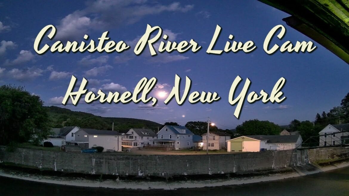 Canisteo River Live Cam 24/7 - Hornell, New York - 5-30-2026