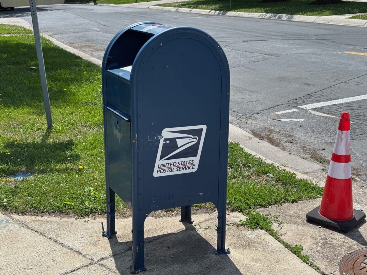 A mailbox in Silver Spring, Maryland. (Photo by Jane Norman/States Newsroom)