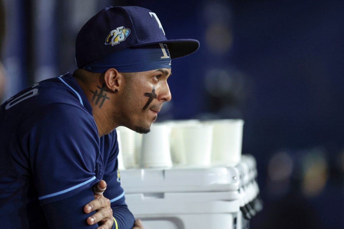 Wander Franco is set to play for the Dominican Republic in an upcoming baseball tournament. (AP Photo/Mike Carlson)