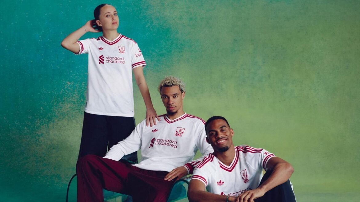 Football kits 2026/27: Liverpool unveil new 80s-inspired away strip