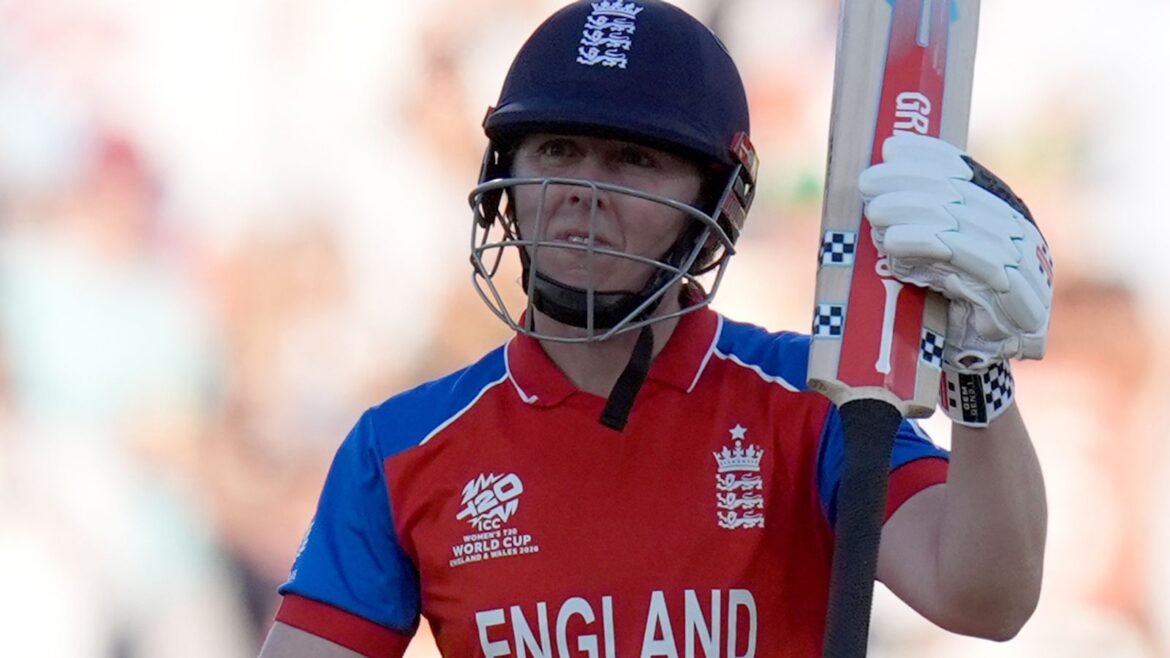 Heather Knight made 58 from 47 balls to help rescue England from 23-3
