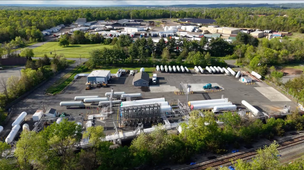 The Aeropres Corporation facility at 318 Valley Road in Hillsborough, which stores more than 770,000 pounds of butane and other liquefied petroleum gases used to make aerosol propellants.