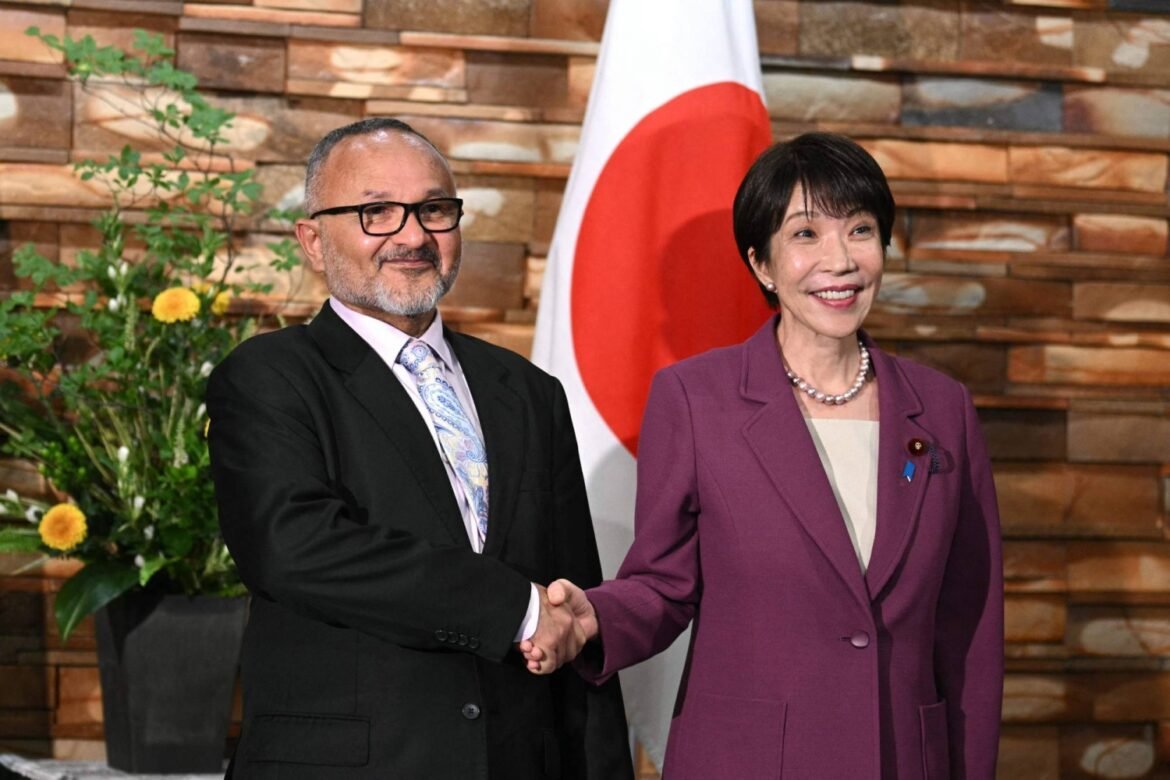 Japan and Solomon Islands leaders agree to bolster ties