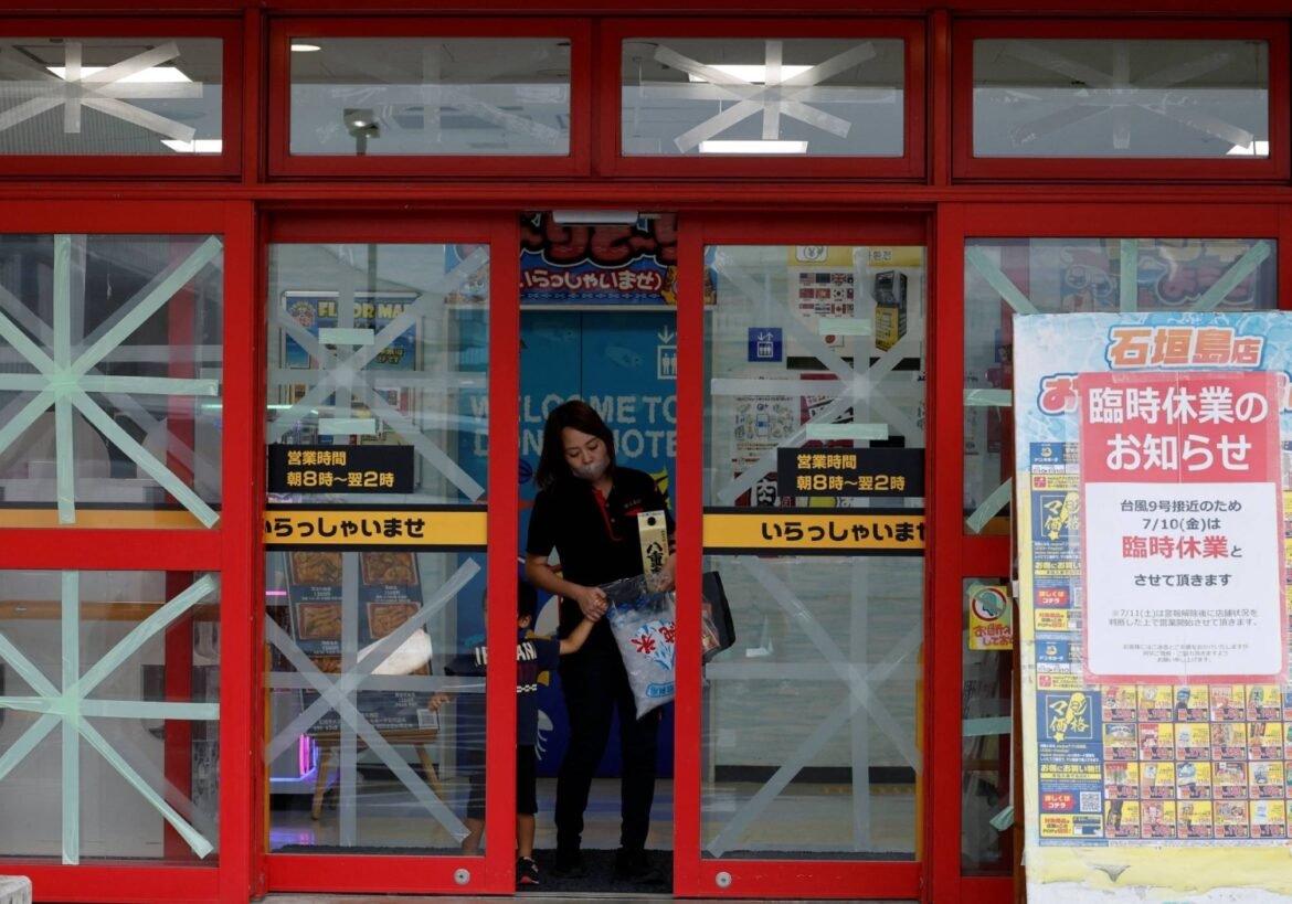 Japan’s southwestern islands on high alert as Typhoon Bavi approaches