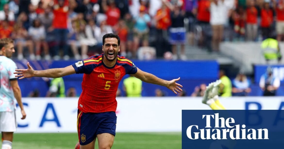 Merino puts Spain into World Cup semi-finals as Belgium rue costly Courtois injury | World Cup 2026