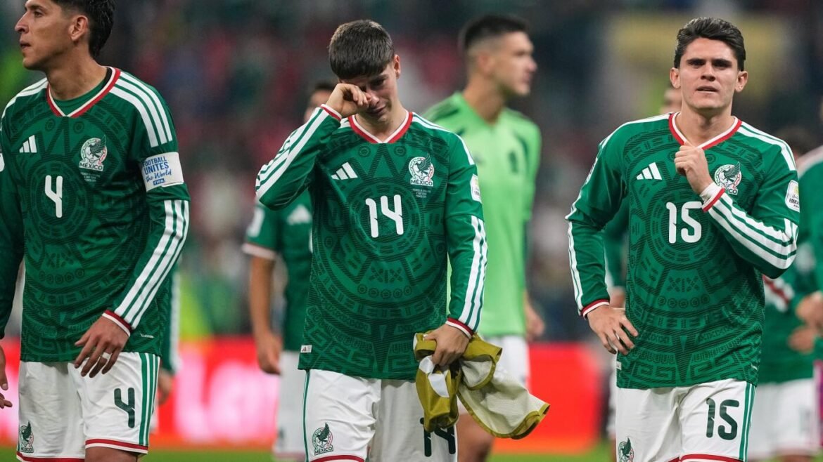 Mexico’s World Cup run ends early again with loss to England at Estadio Azteca : NPR