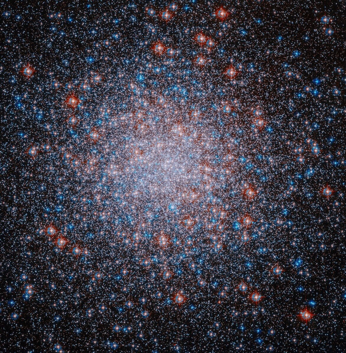 NASA's Hubble Spots Star-Spangled Cosmic Scene