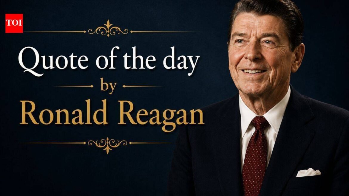 Quote of the day by Ronald Reagan: "The greatest leader is not necessarily the one who does the greatest things. He is the one that gets the people to do the greatest things" | World News