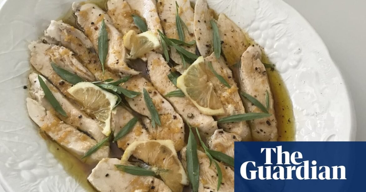 Rachel Roddy’s chicken with sweet and sour lemon and tarragon sauce – recipe | Food