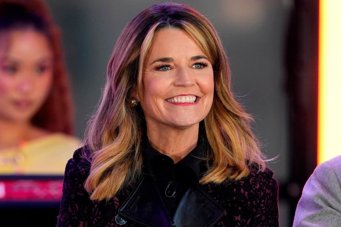 Savannah Guthrie appears on NBC's Today show at Rockefeller Plaza on Friday, May 8, 2026, in New York. (Photo by Charles Sykes/Invision/AP)