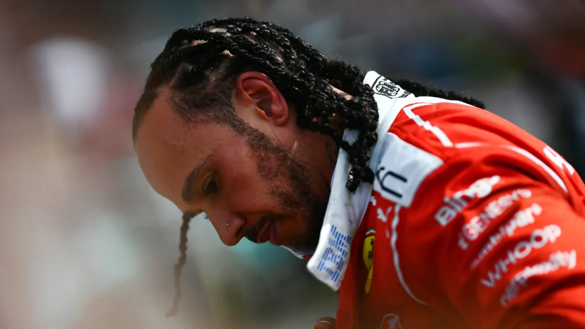 NORTHAMPTON, ENGLAND - JULY 4: George Russell of Great Britain and Mercedes AMG Petronas in the