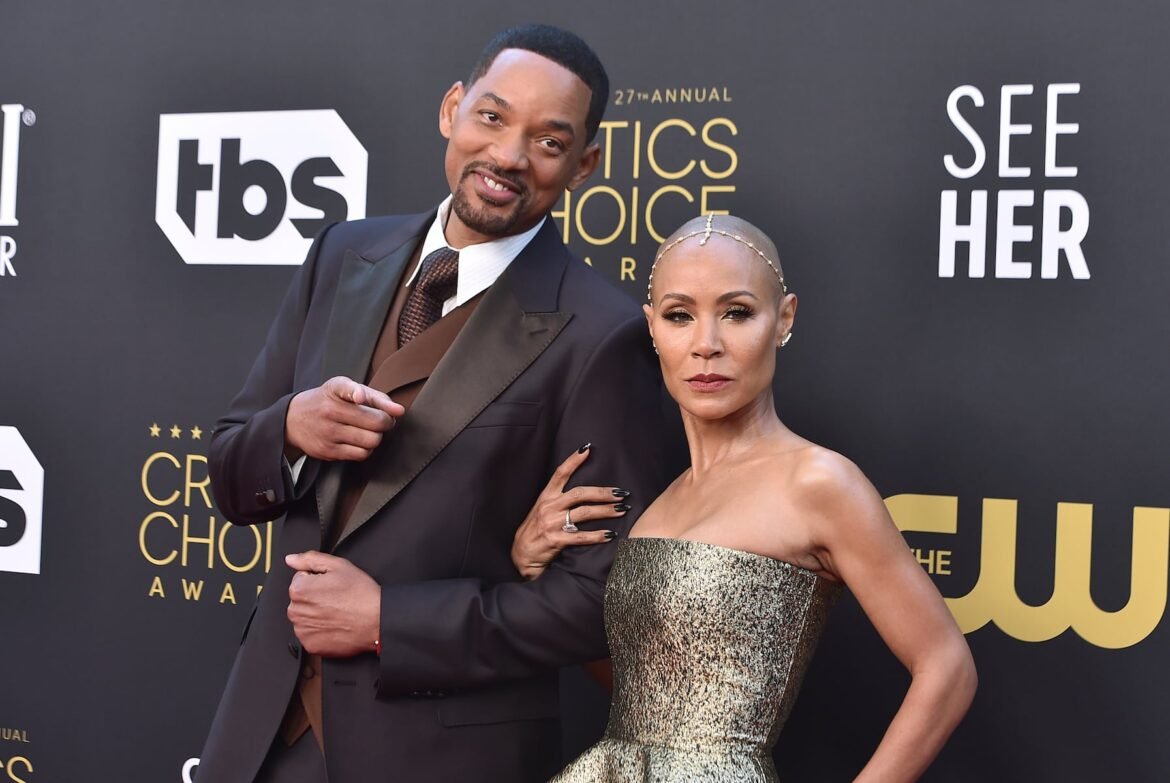 Will Smith and Jada Pinkett Smith are reportedly living together again after years of maintaining separate homes. (Pictured: Will Smith, left, and Jada Pinkett Smith arrive at the 27th annual Critics Choice Awards in Los Angeles on March 13, 2022.) (Photo by Jordan Strauss/Invision/AP, File)