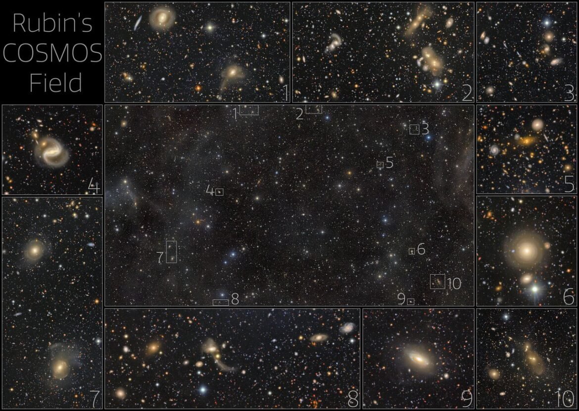APOD: 2026 August 7 - Rubin's Cosmos Field