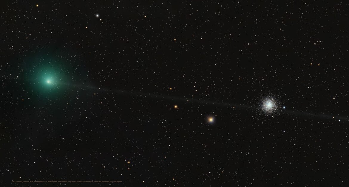 APOD: 2026 August 8 - A Messier Moment for Tempel 2