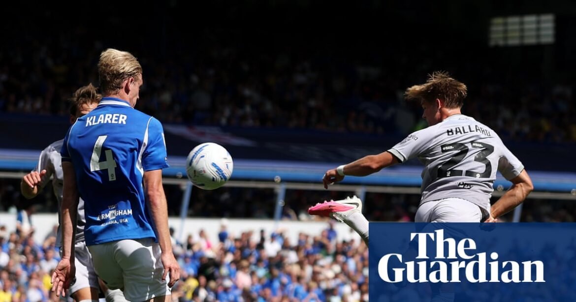 After Dom Ballard’s backheel, what is the earliest goal of the season to be scored? | Soccer