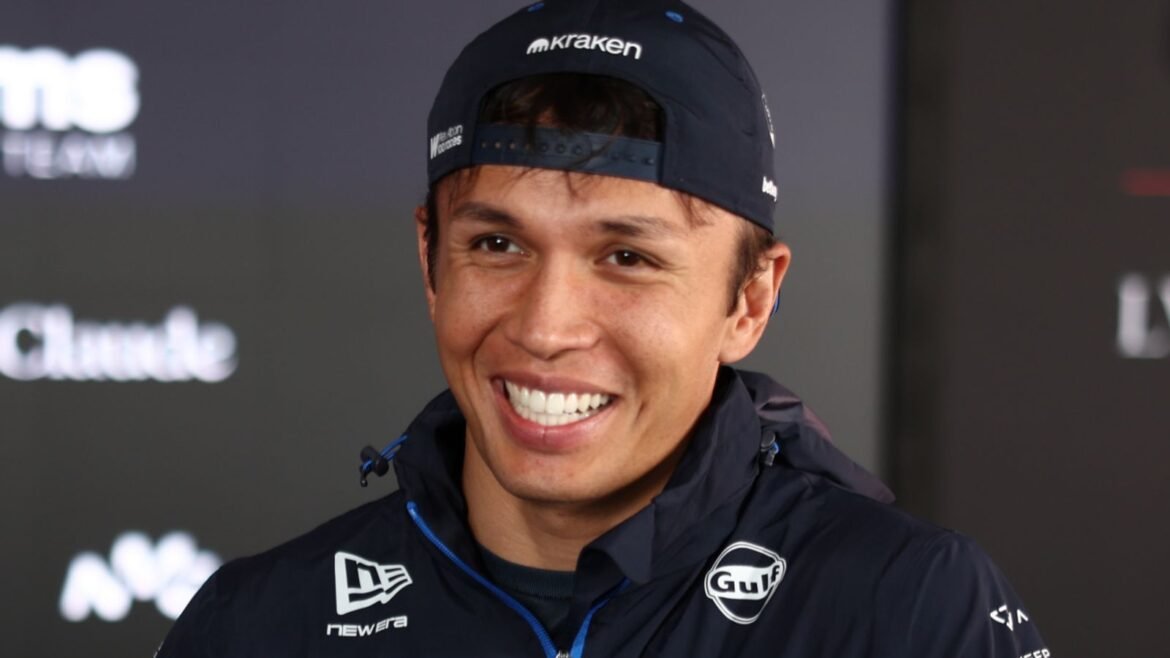 Alex Albon will remain with Williams until the end of the 2027 season