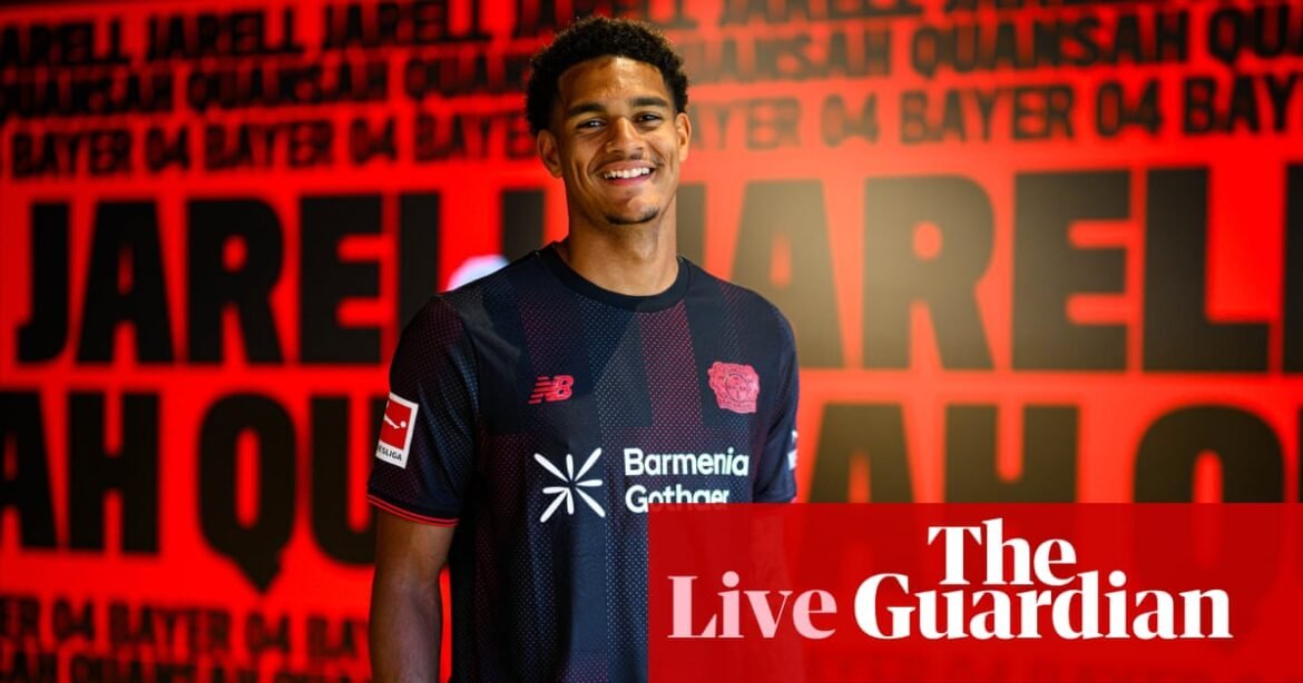 Arsenal in talks over deal for Quansah; transfer latest; Championship kicks off; Fifa news: football – live | Championship