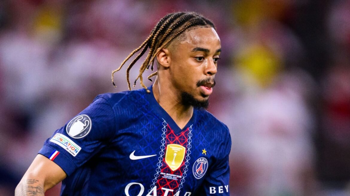 PSG winger Bradley Barcola has been a Liverpool target all summer