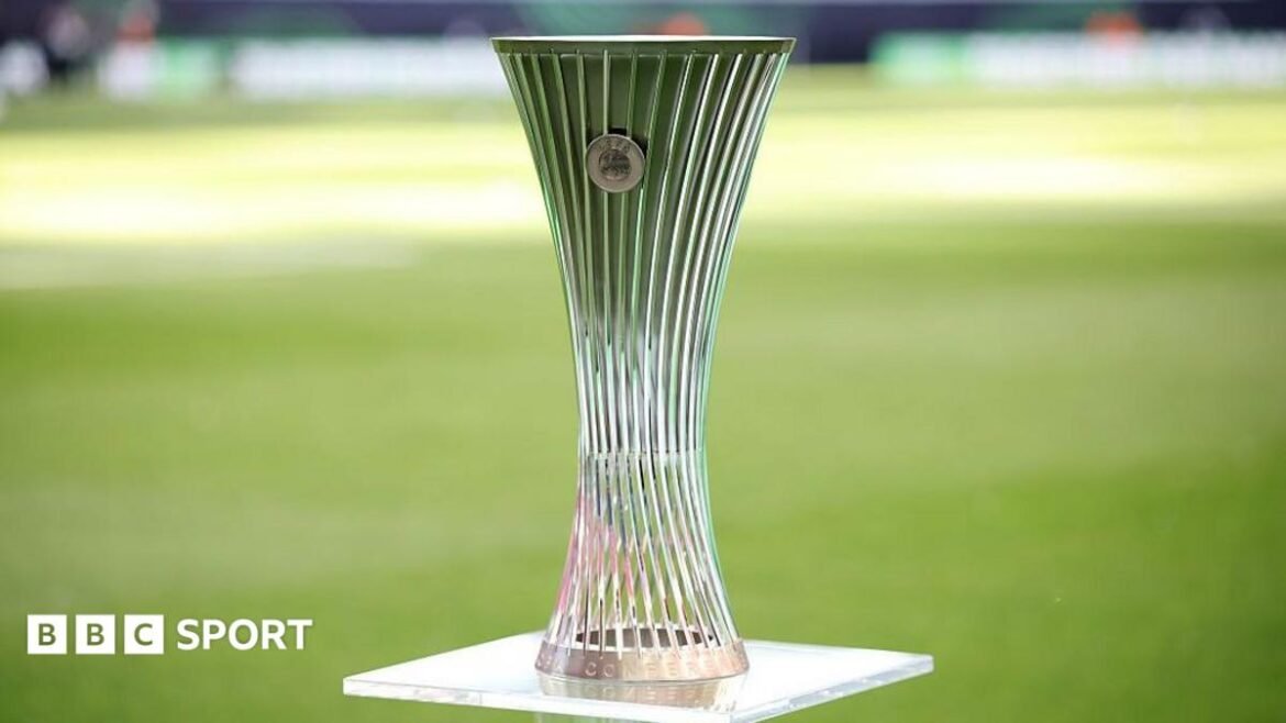 The Conference League trophy