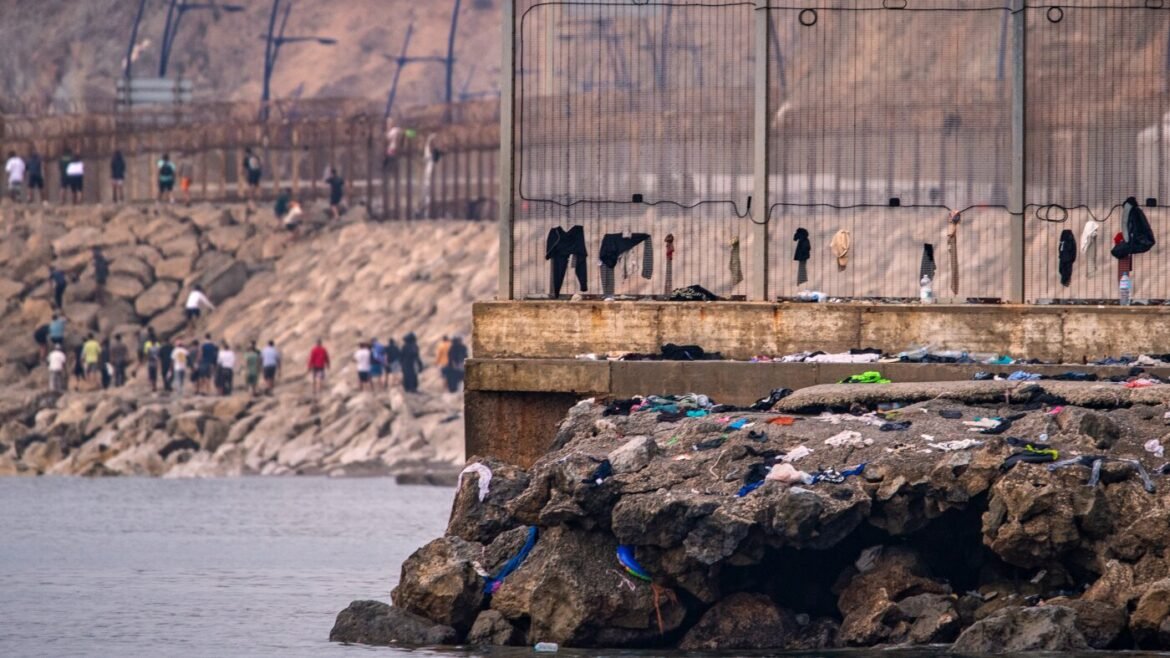 Death toll in Spain border crisis reaches 67 as tens of thousands cross back : NPR