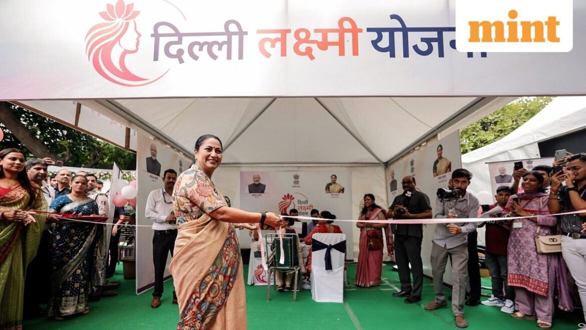 Delhi Chief Minister Rekha Gupta inaugurates the registration portal for the Delhi Lakshmi Yojana