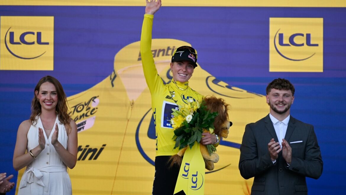 Demi Vollering wins her second Tour de France : NPR