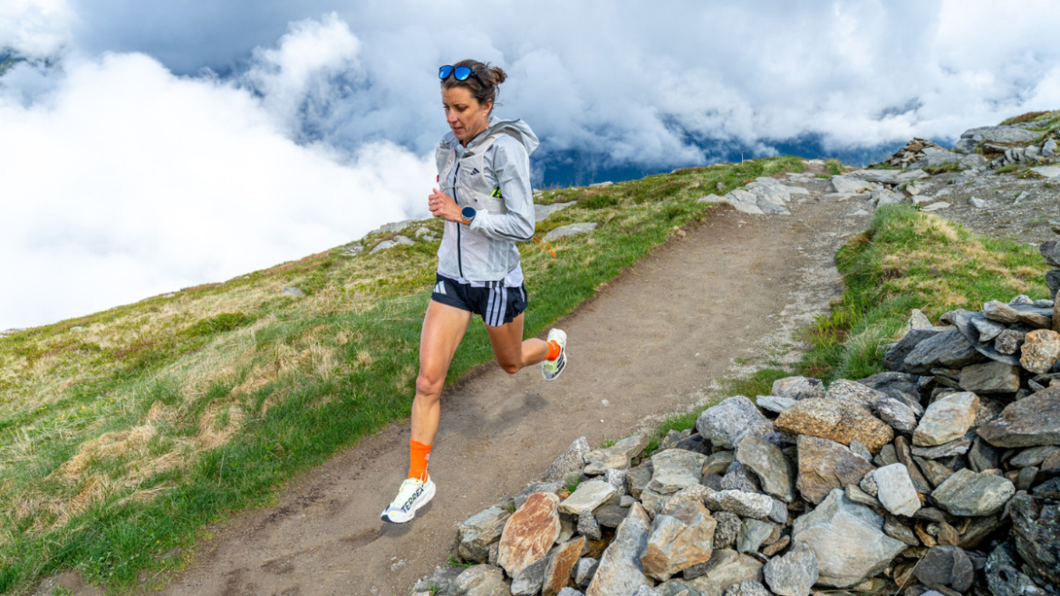 Ruth Croft Running Downhill Training For Utmb 2026