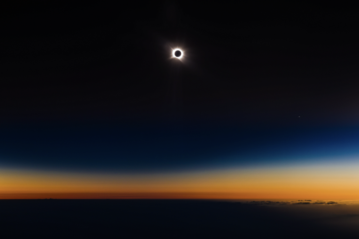 I paid $3 for the best eclipse view on Earth — from a plane