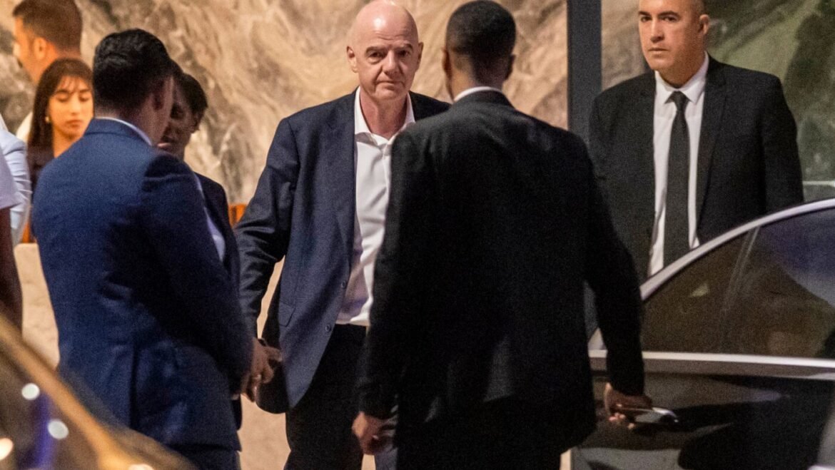 Infantino gets internal support at FIFA crisis meeting : NPR