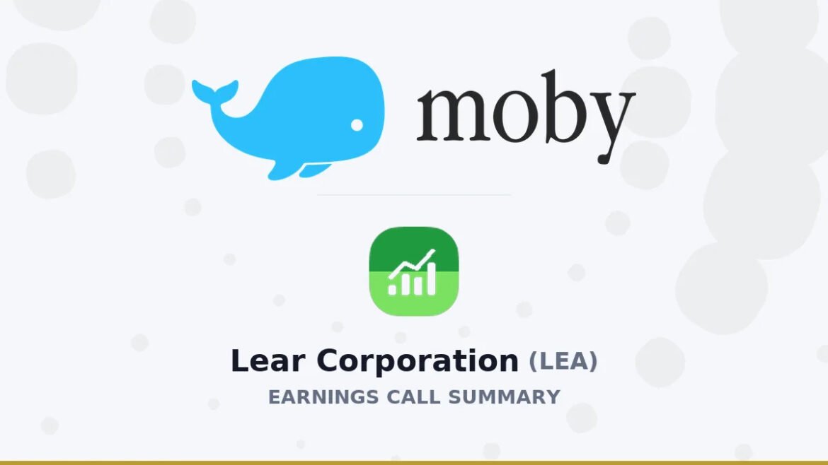 Lear Corporation Q2 2026 Earnings Call Summary