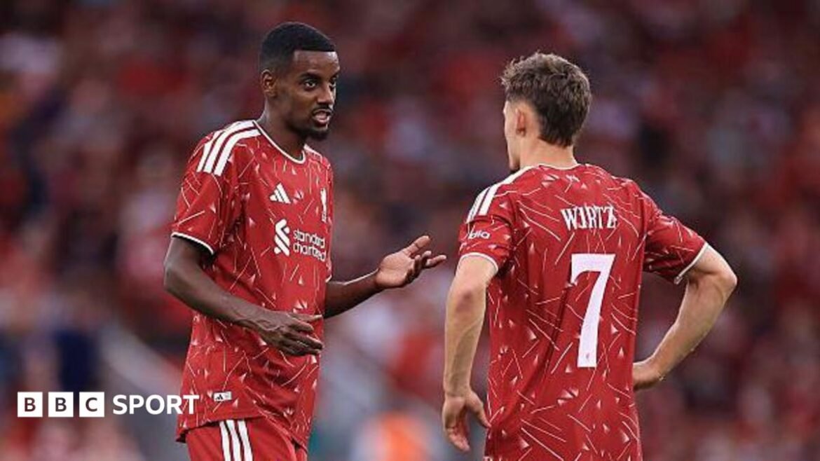 Alexander Isak and Florian Wirtz in discussions for Liverpool during pre-season