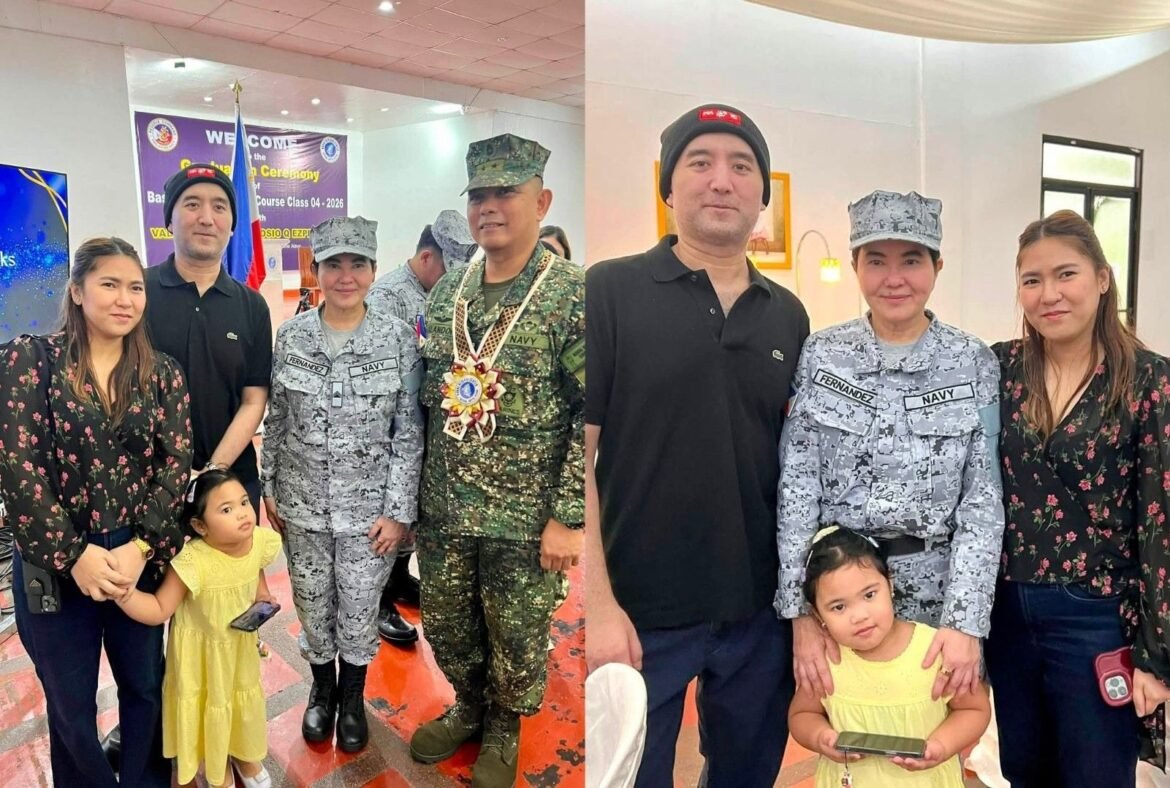 Lorna Tolentino credits Rudy Fernandez after becoming Philippine Navy reservist
