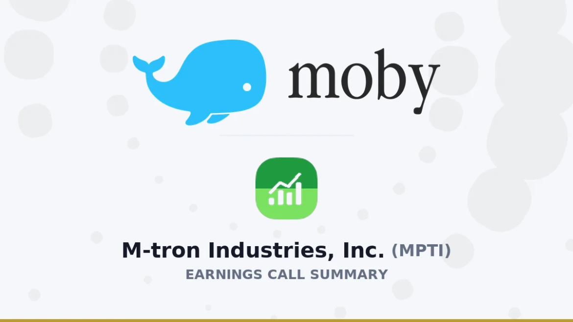 M-tron Industries, Inc. Q2 2026 Earnings Call Summary