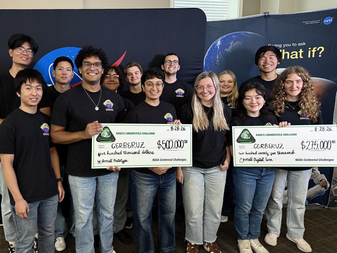 NASA Awards First Prize in Phase 2 of Agency's LunaRecycle Challenge 