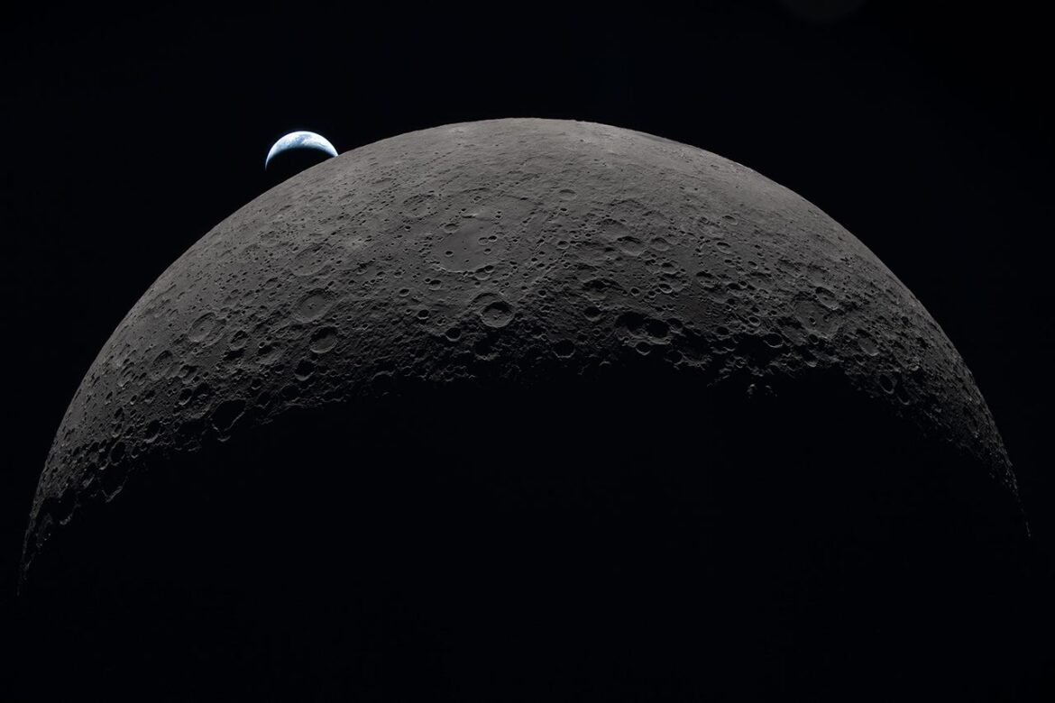 NASA's LRO Images Falcon 9 Crater on Moon, Learns New Details
