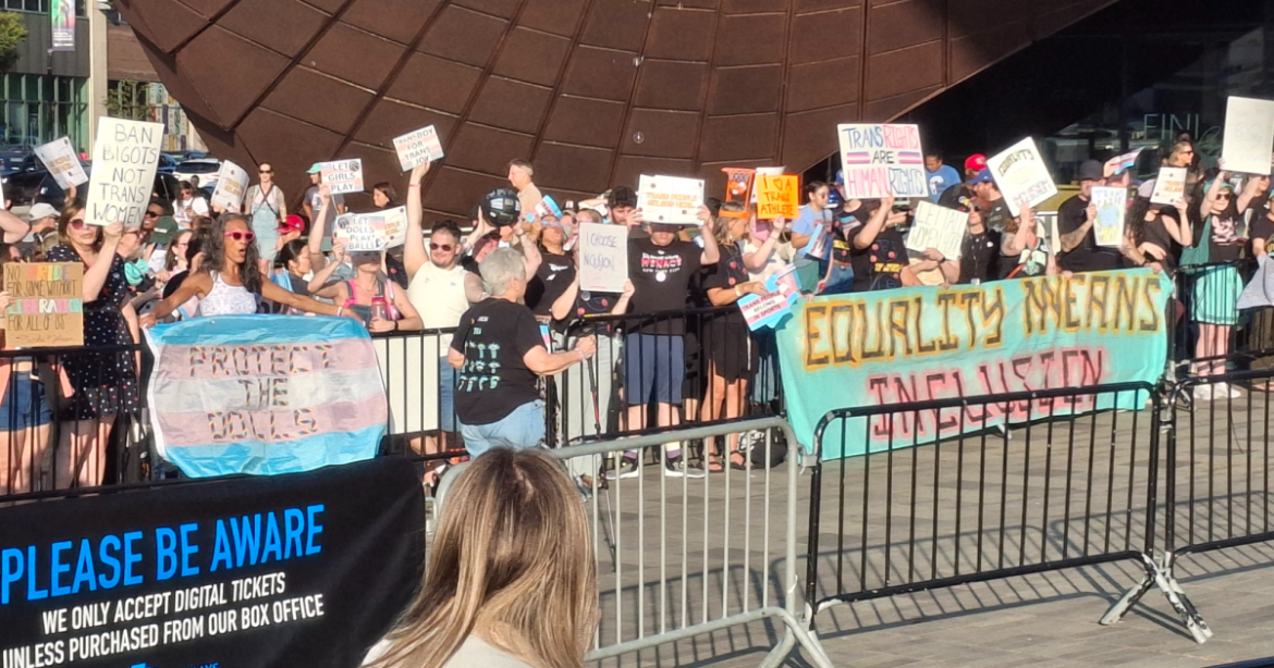 Rallygoers Meet the Trans Athlete Culture Wars With Celebration – Mother Jones