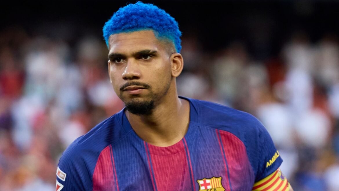 Liverpool have agreed a deal over a season-long loan for Barcelona defender Ronald Araujo