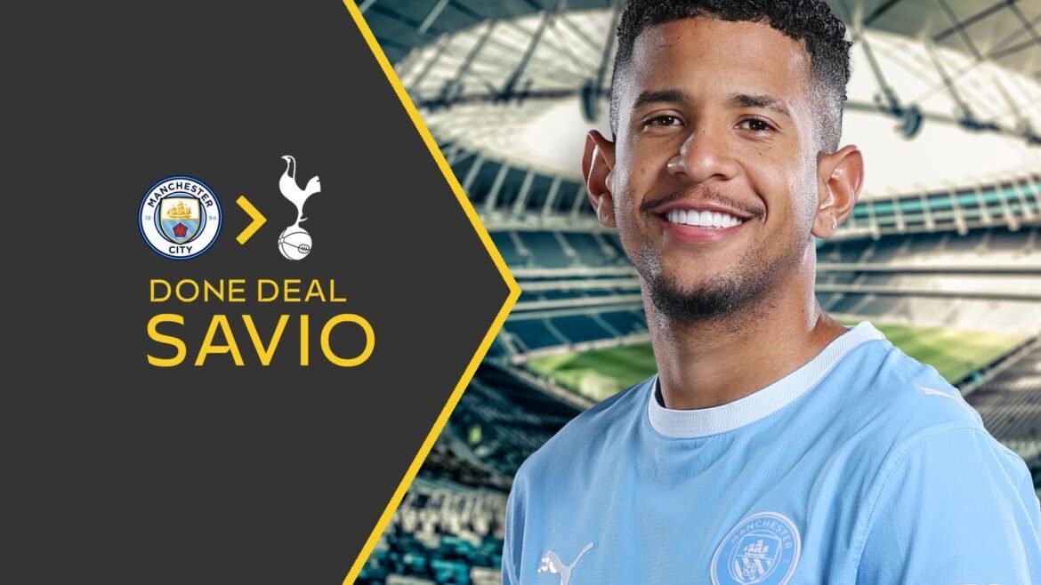 Savio has completed his move from Manchester City to Spurs