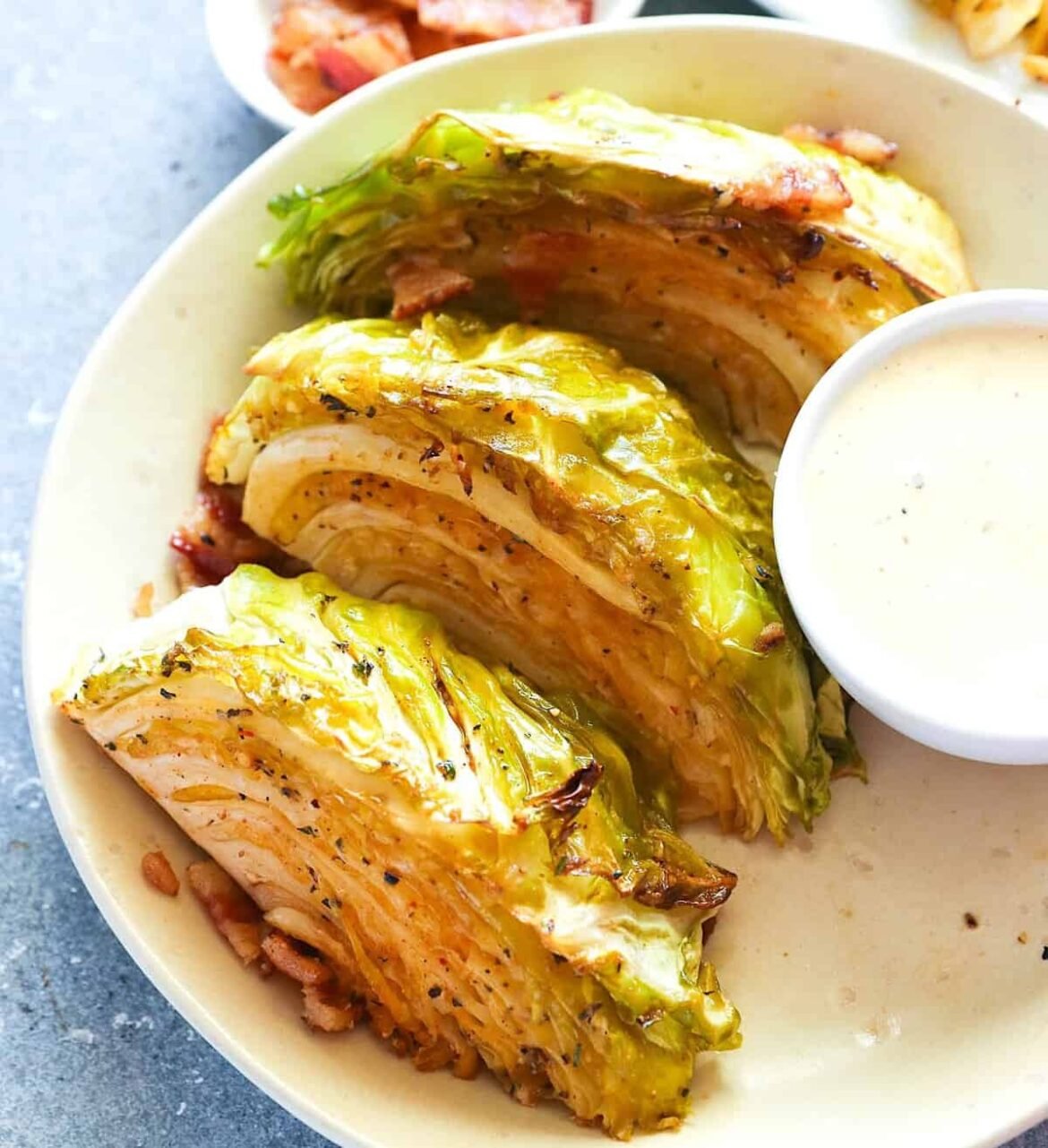 Smoked Cabbage Wedges - Immaculate Bites