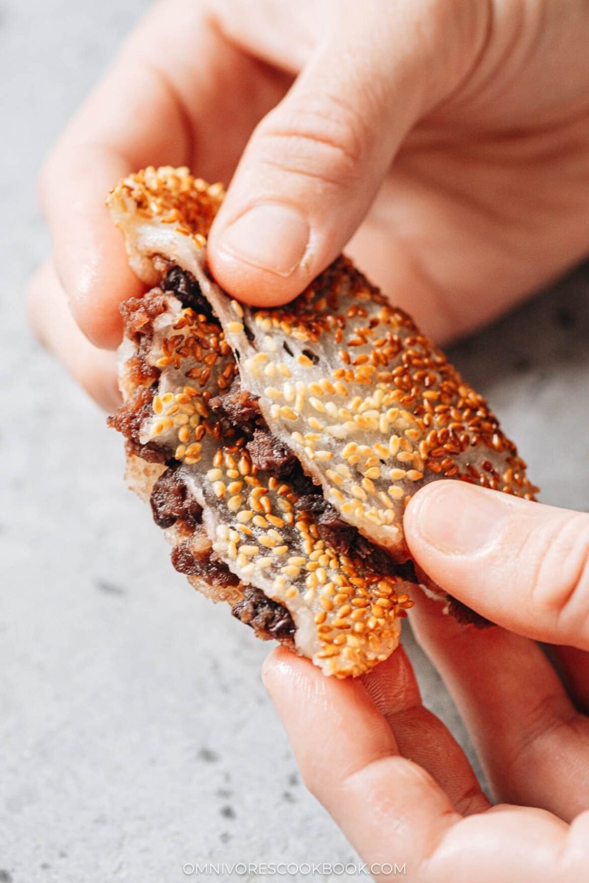 Sticky Rice Cake with Red Bean Paste