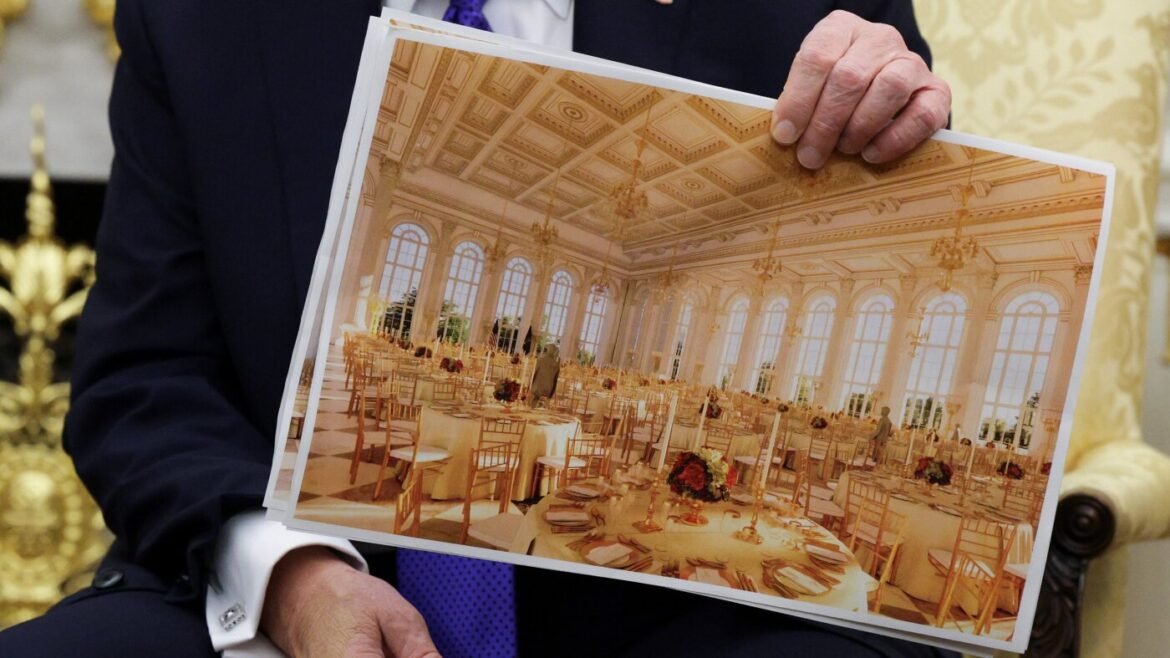 Supreme Court allows Trump’s ballroom construction to continue for now : NPR