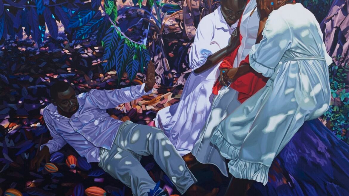 This painter reimagines Renaissance art in a cocoa plantation : NPR