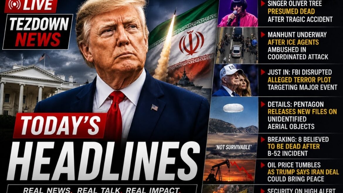 Trump, UFC AT WHITE HOUSE, Oil, Aliens | HEADLINES on TezDown News