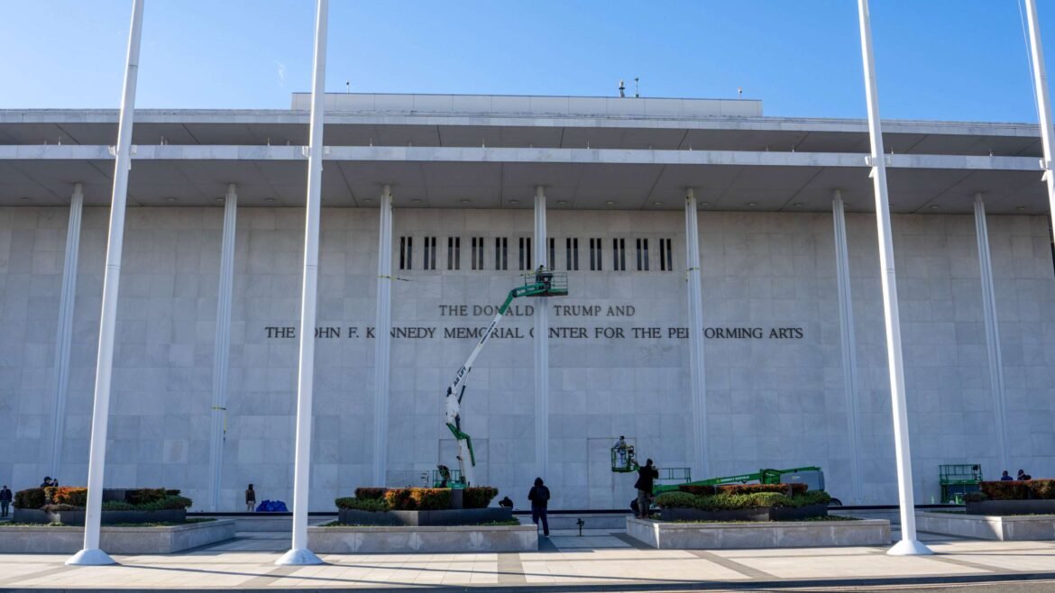 Trump threatens to demolish Kennedy Center unless he can put his name on it