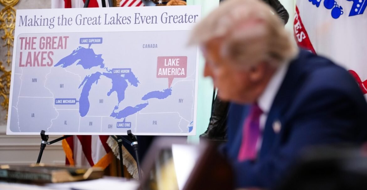 US-Canada trade war: Trump renames Lake Ontario to “Lake America”