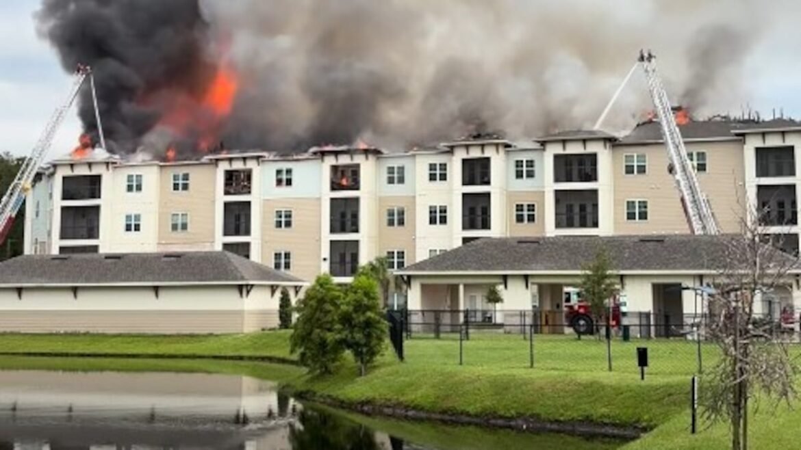 Wesley Chapel apartment fire was caused by lightning strike, officials say